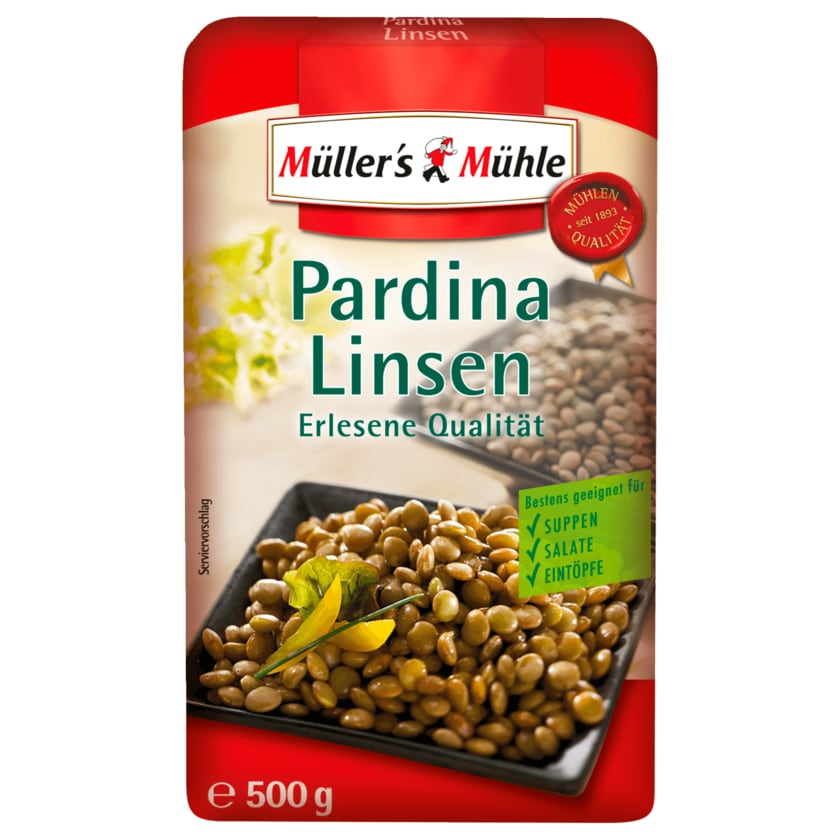 Müller's Mühle Pardina Linsen 500g